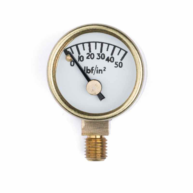 MSS Mamod Upgrades - 0-50 psi Pressure Gauge & Optional Syphon